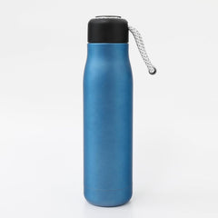 Heart Home Water Bottle | Vacuum Insulated Travel Bottle | Hot & Cold Water Bottle | Water Bottle with Carry Handle | Thermos Flask for Gym Bottle | MYZ-230805C | 550 ML | Blue