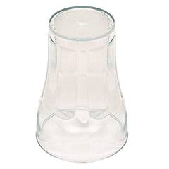 Kuber Industries Stylish Design Plastic 6 Pieces Unbreakable Drinking Water Glass Set 200 Ml (Transparent)-CTKTC14014