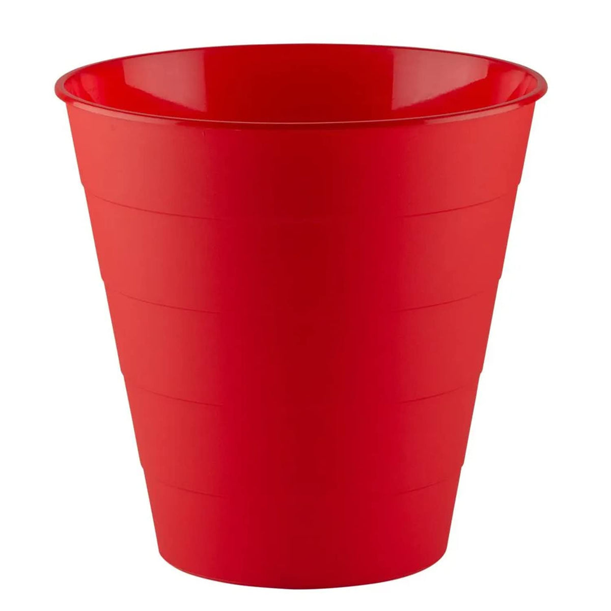 Kuber Industries Dustbin|Plastic Dustbin|Dustbins for Kitchen|Dustbin For Bedroom,Hall|Dustbin For office|8 Litre Dustbin (Red)