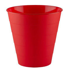 Kuber Industries Dustbin|Plastic Dustbin|Dustbins for Kitchen|Dustbin For Bedroom,Hall|Dustbin For office|8 Litre Dustbin (Red)