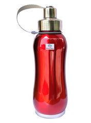 Heart Home Stainless Steel Insulated Water Bottle with Strainer for Home & Traveling, 1Ltr.-Pack of 2 (Maroon) 54HH4310.