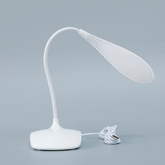 Kuber Industries Water Drop Base Table Lamp|USB Plug in Table Light|Non-Rechargeable|White