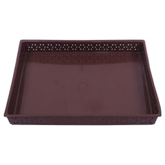 Heart Home Storage Tray|Versatile Plastic Storage Organizer|Rectangular Tray for Kitchen Storage|Storage Tray for Office|ALEXA-15|Pack of 2 (Multicolor)
