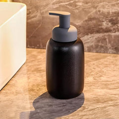 Kuber Industries Liquid Soap Dispenser | Handwash Soap Dispenser | Soap Dispenser for Wash Basin | Shampoo Dispenser Bottle | Bathroom Dispenser Bottle | Pack of 6 | JY00012 | 400 ml | Black