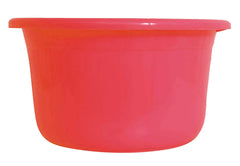 Kuber Industries 2 Pieces Unbreakable Plastic Multipurpose Bath Tub/Washing Tub 35 LTR (Red)-KUBMART11734