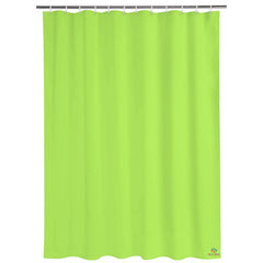 Heart Home PEVA Shower Curtain Liner, Heavy Duty Plastic Shower Curtain with Hooks for Bathroom, Bathtub, 70" x 80", Green-HEARTXY11536