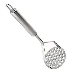 Kuber Industries 2 Pieces Stainless Steel Potato Vegetable Pav Bhaji Masher, Silver,24 Cm (Silver) - CTKTC031300