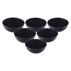 Kuber Industries Bowls|Plastic Dishwasher Safe Bowl|Serving Bowls|Bowls for Kitchen|Microwave Safe Bowls for Salad|Soup|Pasta|2000 ML|Pack of 6 (Grey)
