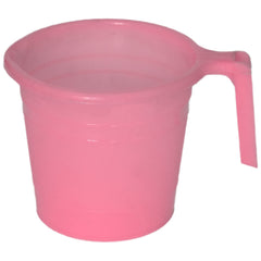 Kuber Industries Multiuses Lightweight, Unbreakable Strong Plastic Bathroom Mug, 2 Litre- Pack of 3 (Pink)-50KM0870