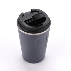 Homestic Stainless Steel Insulated Coffee Cup with Sipper Mouth|Travel Coffee Mug 380 ML|Blue|