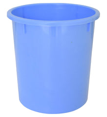 Kuber Industries Plastic Open Plastic Dustbin Without Lid|Trash Bin, Garbage Bin, Waste Bin, 5Ltr.- Pack of 2 (Blue)-47KM01040