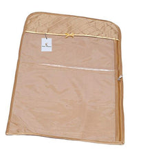 Kuber Industries 6 Piece Quilted Satin Hanging Saree Cover Set, Gold, Standard (KI001399)