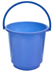 Heart Home Bucket|Plastic Bucket for Bathroom|Bucket for Bathing|Unbreakable Bucket with Handle|16 Liter (Blue)