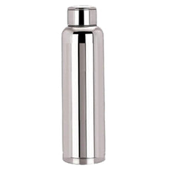 Kuber Industries KUBMART02736 Stainless Steel Water Bottle, 1000ml, 1pc, Silver