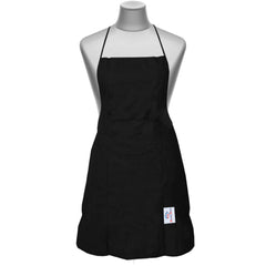 Heart Home Oil Stain Resistant Cooking Kitchen Apron & Cap for Men Women, Set of 2 (Black)-50HH01020