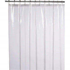 Kuber Industries Polyvinyl Chloride AC Curtain, Door - 7 Feet (White, pencil_pleat)