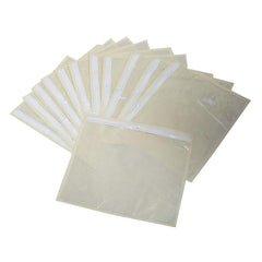 Kuber Industries 12 Piece Cotton Saree Cover Set, Cream (VARTION21)