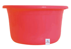 Heart Home Unbreakable Plastic Multipurpose Bath Tub/Washing Tub 35 LTR (Red)-HEART11732