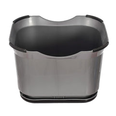 Heart Home Ultra 10 Anti-Slip Plastic Stool for Bathroom, Kitchen, Bedroom, Toy Room and Living Room- Pack of 2 (Grey)-46HH0148