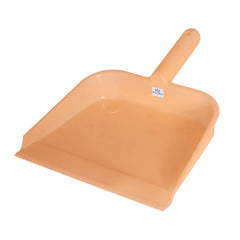 Heart Home Plastic Lightweight 10" Dustpan With Comfort Grip Handle for Easy Sweep Broom, Pack of 6 (Blue & Light Pink)