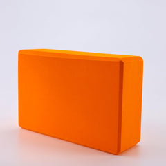 Homestic High-Density Yoga Block|Lightweight & Portable Yoga Brick|Improve Strength & Flexibility (Orange)