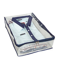 Kuber Industries 2 Piece PVC Shirt Cover, Transparent (KI194)