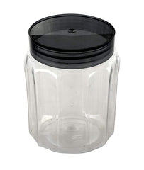 Kuber Industries Food Grade Odourless BPA Free Plastic Kitchen Container Set With Airtight Lid,500ml, Set of 6 (Grey)-HS42KUBMART25068