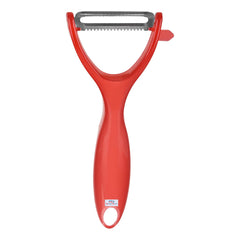Heart Home Peeler|Plastic Vegetable Peeler|Fruit Peeler|Non-Slip Handle|Steel Sharp Straight Blade|Y Shaped Peeler|Kitchen Peeler|Pack of 2 (Multicolor)