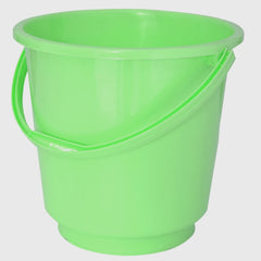 Kuber Industries 2 Pieces Plastic Bucket & Dustbin Set (Green)