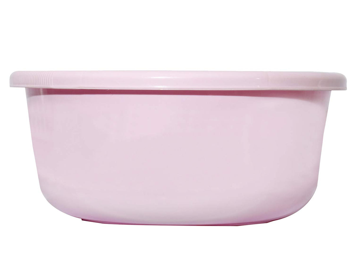 Heart Home Unbreakable Plastic Multipurpose Bath Tub/Washing Tub 40 LTR (Pink) - HEART4309, Standard
