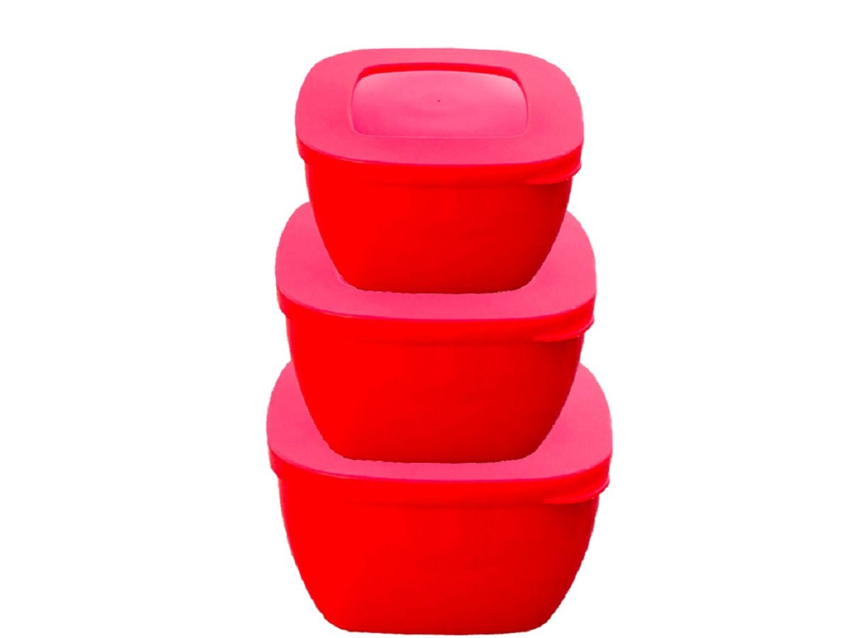 Kuber Industries 3 Piece Plastic Storage Box Set (Crispy03)
