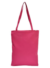 Kuber Industries Polyester Dot Disney Minnie Print Attractive & Foldable Grocery|Shopping|Travel Hand Bag with Front Pocket & Handle, Pack of 2 (Pink)