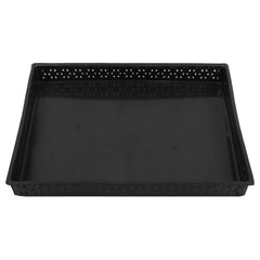 Heart Home Storage Tray|Versatile Plastic Storage Organizer|Rectangular Tray for Kitchen Storage|Storage Tray for Office|ALEXA-15 (Black)