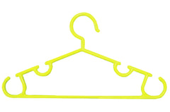 Kuber Industries Exclusive Plastic 5 Pieces Baby Hanger Set for Wardrobe (Yellow) -CTLTC39141