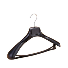 Kuber Industries 12 Piece Plastic Hangers for Wardrobe (Black, CTKTC01619)