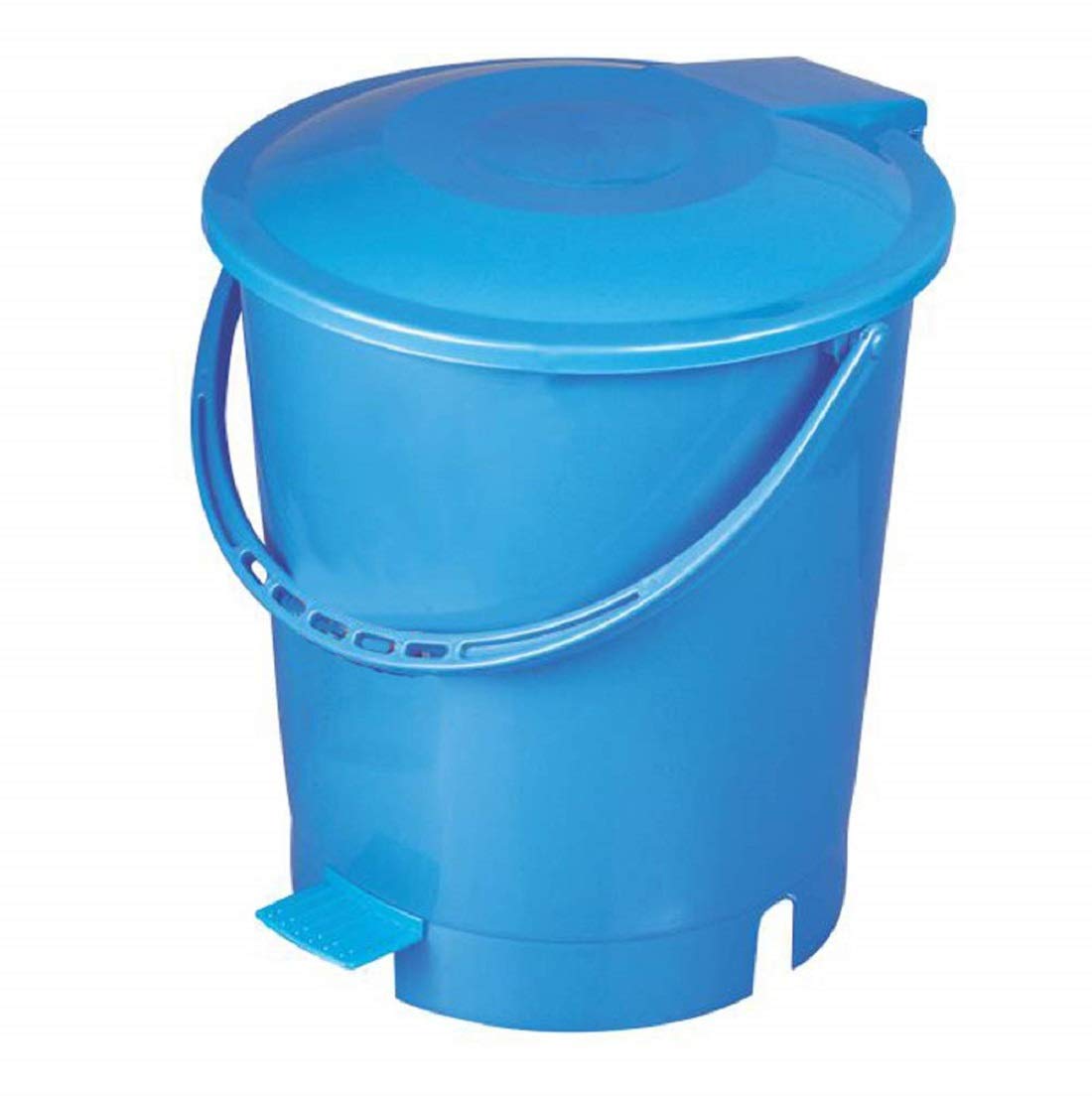 Heart Home Virgin Plastic Dustbin Bucket/Garbage Bin (Multi) Set of 1 Pc CTHH19011