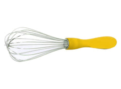 Kuber Industries Hand Blender|Handheld Stainless-Steel Wire Whisk Perfect for Blending, Whisking, Beating, Stirring (Yellow)
