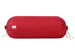 Heart Home Linning Design Soft & Luxurious Decorative Cotton Bolster Cover- Set of 6, 16"x32" (Maroon)-44HH0158