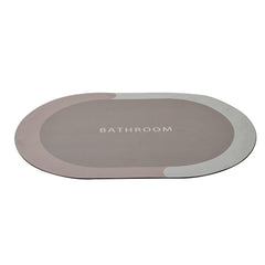 Heart Home Bathroom mat|Bathroom mat Super Absorbent Floor mat|Anti-Skid Bathroom mat|Memory Foam Bathroom Rug Mat|Pack of 2 (Beige)
