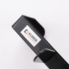 Kuber Industries 5-Level Cloth Hanger| Pack of 2 | Multipurpose Cloth & Towel Holder| Iron Spray Material | Easy Installation|Interchangeable Over The Door Towel Holder | Black