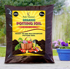 Kuber Industries Enriched Organic Earth Magic Potting Soil Fertilizer for Plants, 15 KG(Brown)-KUBMART15009