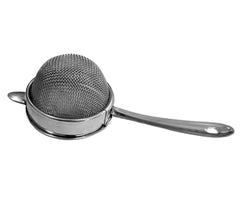 Kuber Industries Double Mesh Stainless Steel Strainer for Cocktails, Tea Herbs, Coffee & Drinks , 10cm- Pack of 2 (Silver)