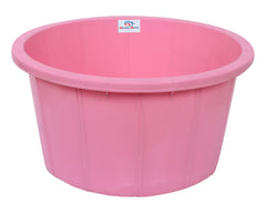 Heart Home Plastic Unbreakable Multipurpose Bath Tub/Washing Tub for Bathing 40 LTR.(Pink) 54HH3903.