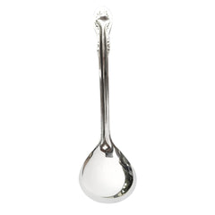 Heart Home Stainless Steel Solid Spoon|Chamcha for Cooking & Food Serving (Silver)