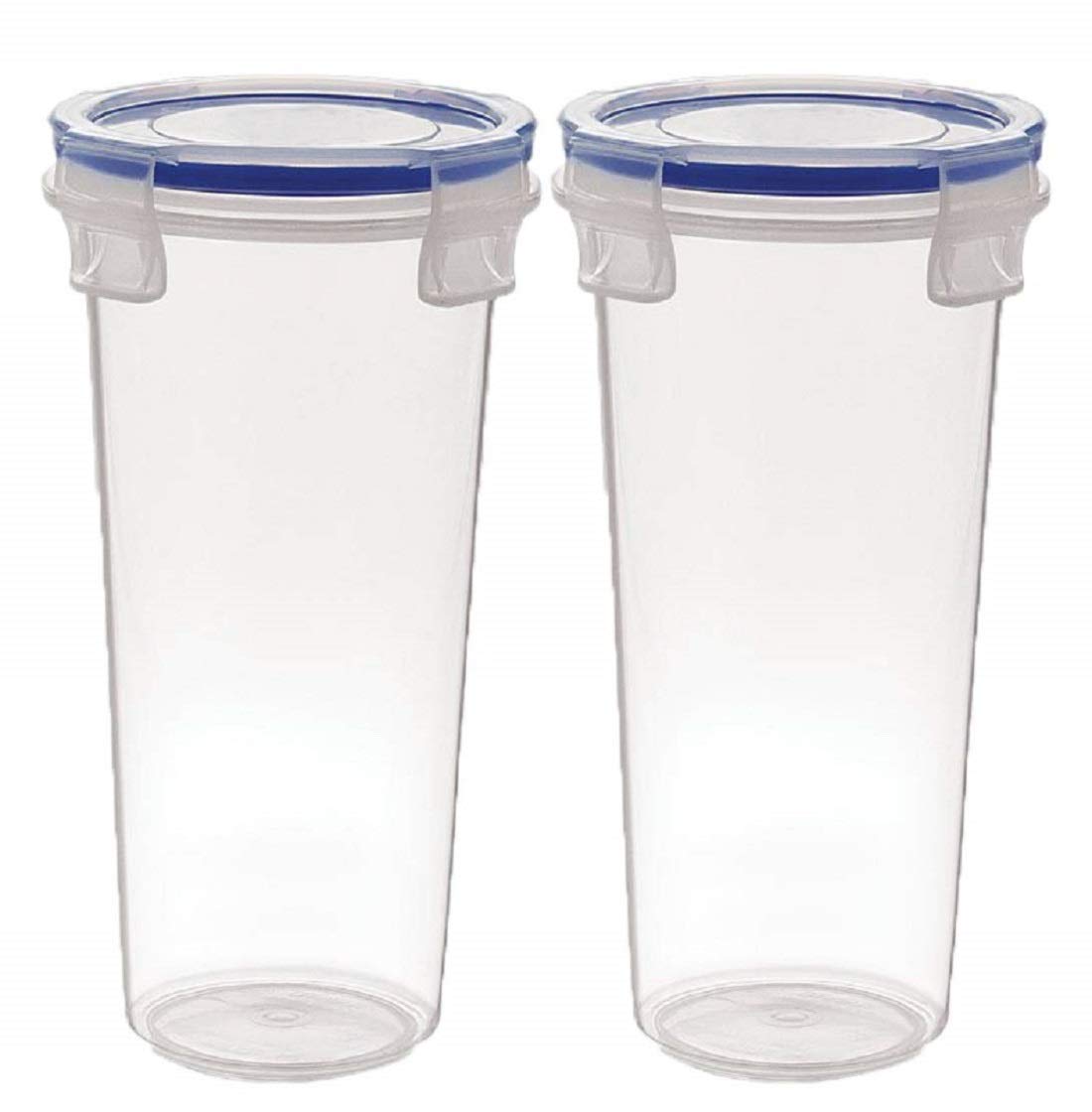 Kuber Industries Plastic Container- 500ml, 2 Pieces, White