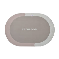 Heart Home Bathroom mat|Bathroom mat Super Absorbent Floor mat|Anti-Skid Bathroom mat|Memory Foam Bathroom Rug Mat|Pack of 2 (Beige)