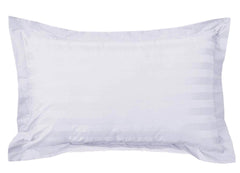 Kuber Industries Lining Design Cotton Pillow Cover- 18x28 Inch, Set of 6 (White)-HS43KUBMART26782