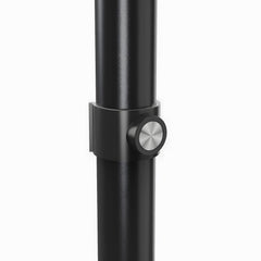 Kuber Industries 4Th Generation Square Rotating Rack|3-Layer Kitchen Trolley with 360 Rotation|Portable Storage Rack for Bathroom, Bedroom (Black)