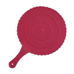 Kuber Industries Plastic Lightweight Handfan|Hath Pankha|Beejna for Natural Cooling Air Home Decor and Travel Useful, Pack of 6 (Pink)