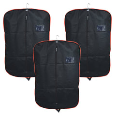 Kuber Industries 3 Piece Non Woven Blazer Cover, Black (VARKU8924)